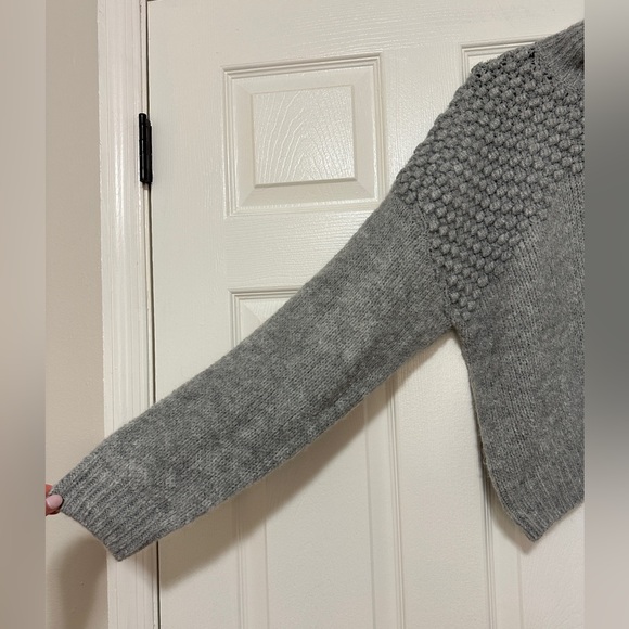 NWT Free People Turtleneck Sweater Grey Size Large - Picture 3 of 8
